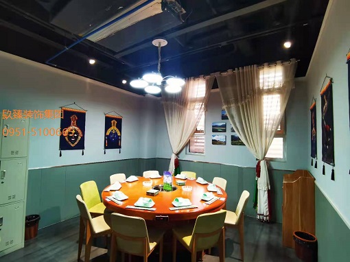 银川火锅店设计装修图|镹臻装饰集团