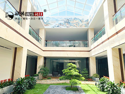 盐池办公楼设计装修实景|宁夏镹臻装饰集团