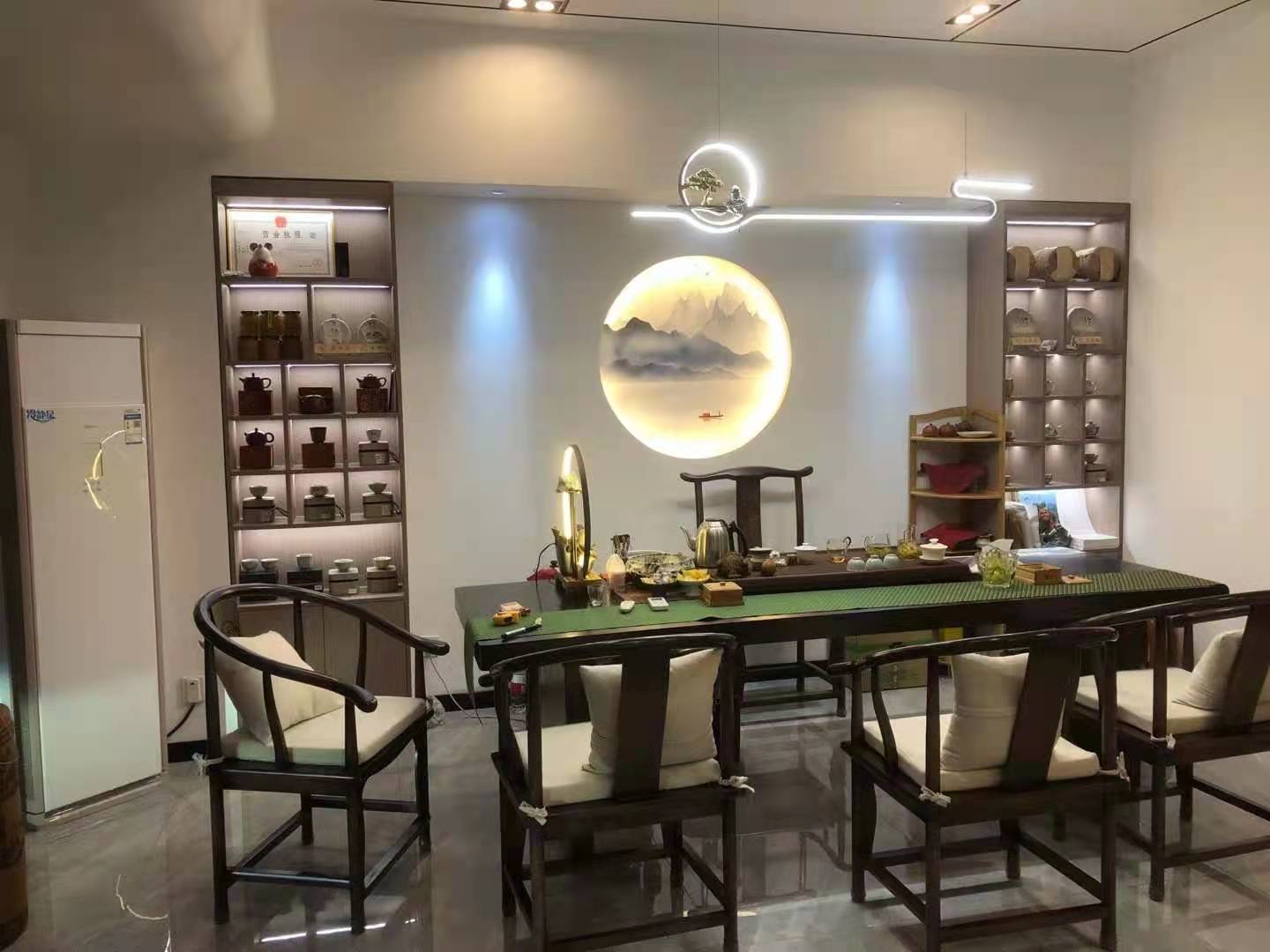 银川赵邦茶楼装修实景|宁夏镹臻装饰设计