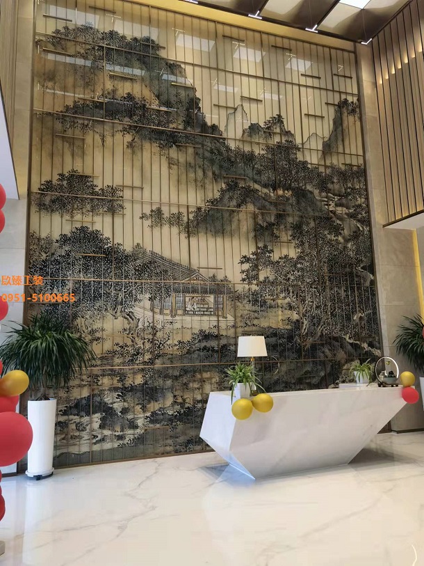 银川光耀宴会厅装修设计施工案例