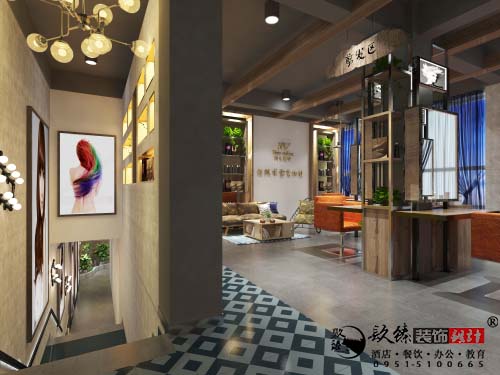 [prov_or_city]理发店设计效果图|镹臻设计
