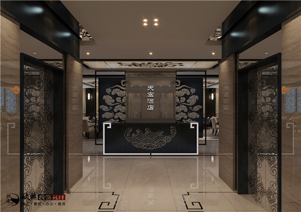 银川酒店餐厅设计效果图|镹臻设计