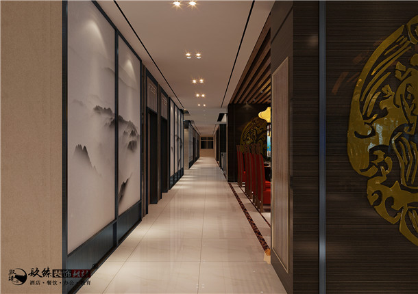 银川酒店餐厅设计效果图|镹臻设计