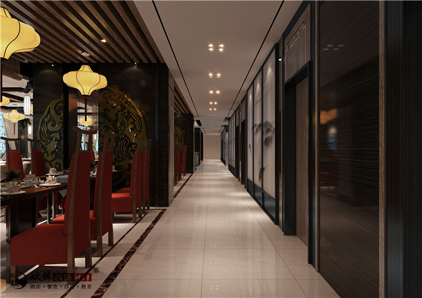 银川酒店餐厅设计效果图|镹臻设计