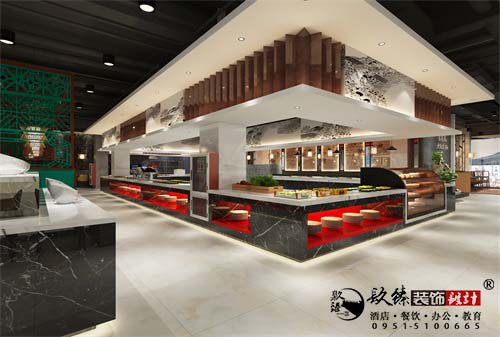 银川火锅店设计效果图|镹臻设计