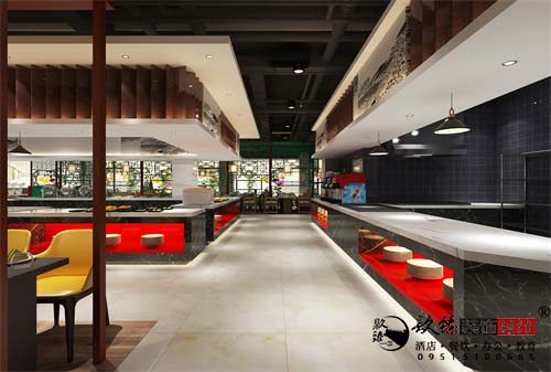 银川火锅店设计效果图|镹臻设计
