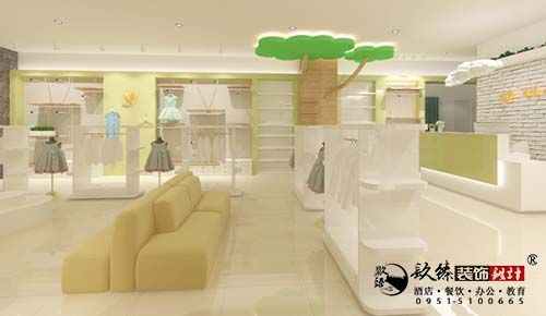 银川童装店设计效果图|镹臻设计