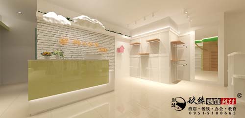 银川童装店设计效果图|镹臻设计