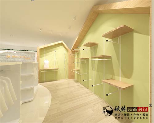 银川童装店设计效果图|镹臻设计