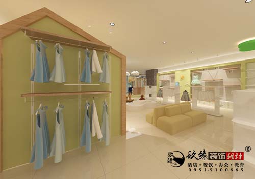 银川童装店设计效果图|镹臻设计