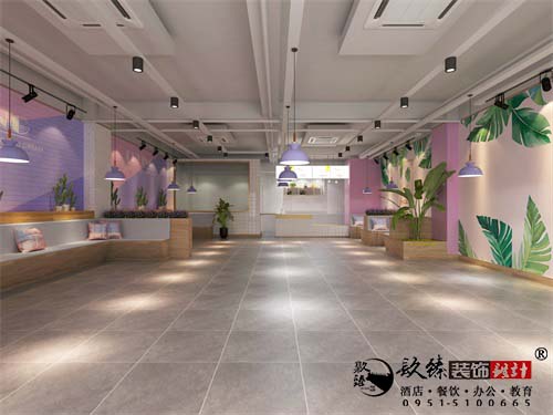 银川甜品店设计效果图|镹臻设计
