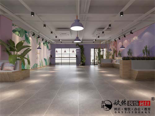 银川甜品店设计效果图|镹臻设计