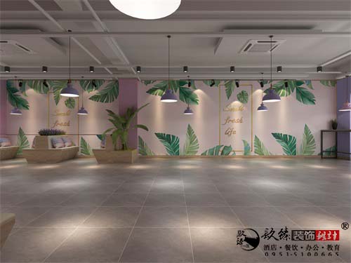 银川甜品店设计效果图|镹臻设计