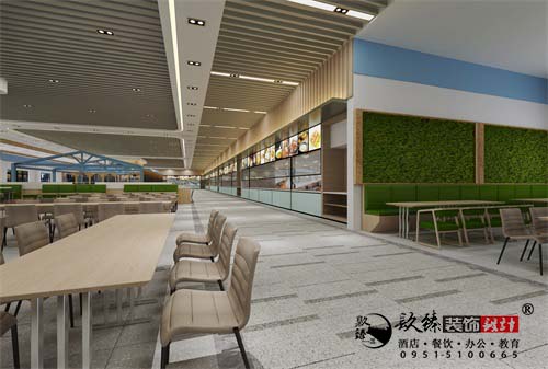 银川餐厅设计效果图|镹臻设计
