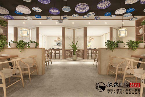 银川餐厅设计效果图|镹臻设计