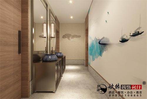银川餐厅设计效果图|镹臻设计