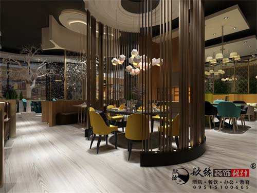 银川餐厅设计效果图|镹臻设计