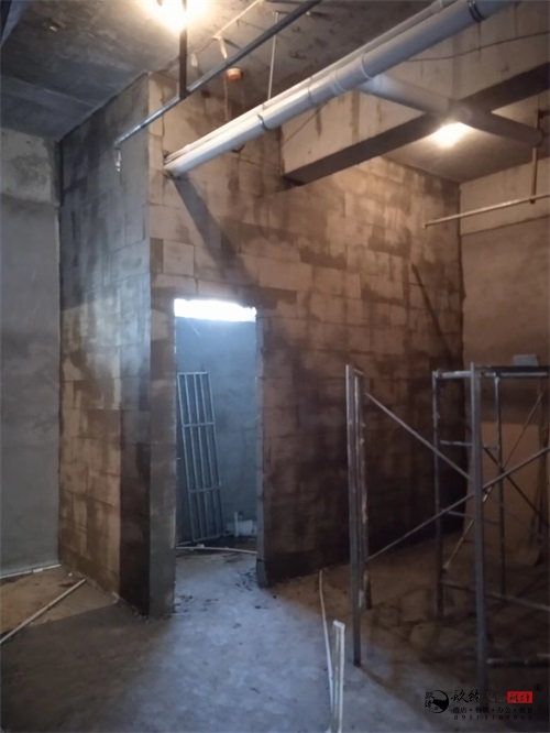 银川足浴店装修工地|镹臻设计