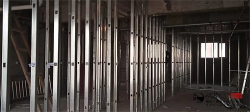 银川足浴店装修工地|镹臻设计