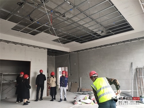 银川售楼部装修工地实拍|镹臻设计