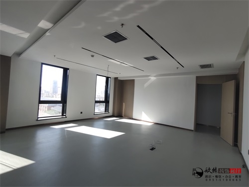 银川办公楼装修设计实景图|镹臻设计