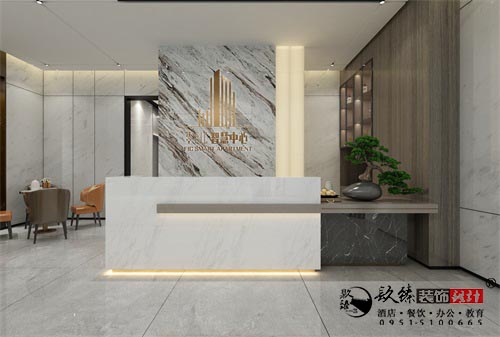 银川售楼部装修设计效果图|镹臻设计