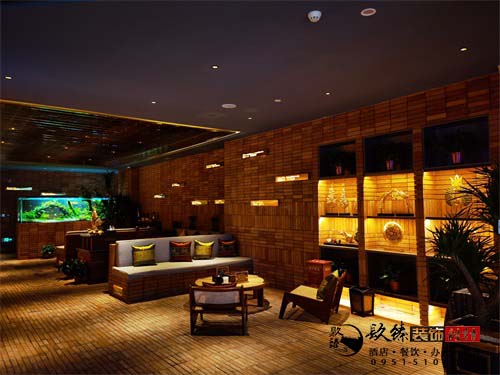 银川足浴店装修设计实景图|镹臻设计