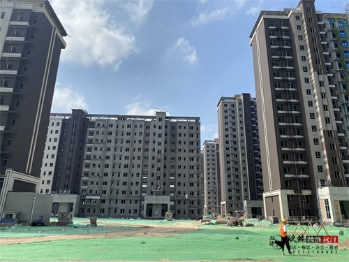 银川售楼部装修项目在建工地|镹臻设计
