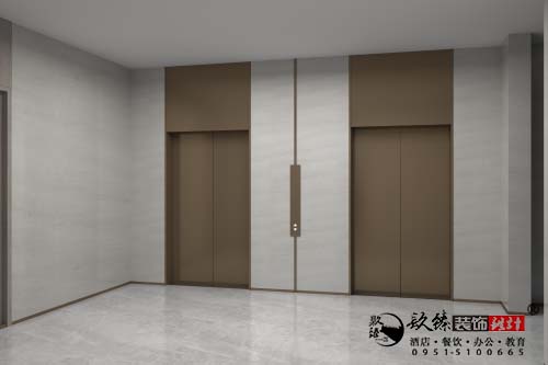 银川办公楼装修设计效果图|镹臻设计