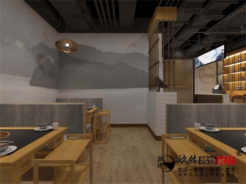 银川火锅店装修设计效果图|镹臻设计