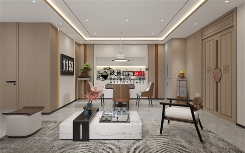 银川茶楼装修设计效果图|镹臻设计