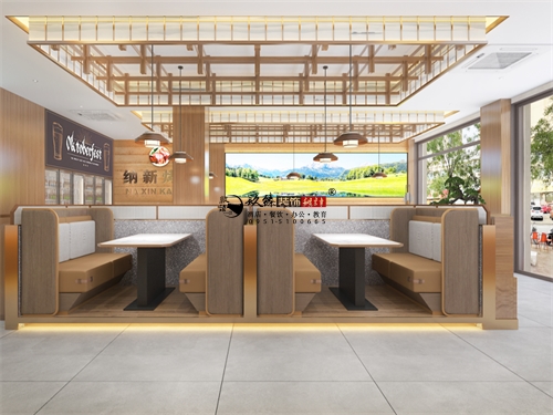 乌海纳新烤鸽餐厅设计装修效果图|镹臻装饰