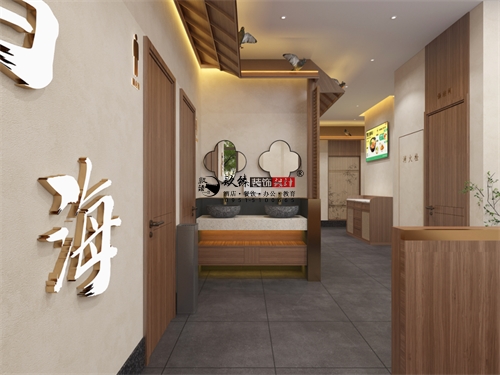 乌海纳新烤鸽餐厅设计装修效果图|镹臻装饰