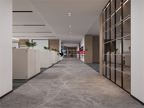 银川办公楼装修设计项目|镹臻设计
