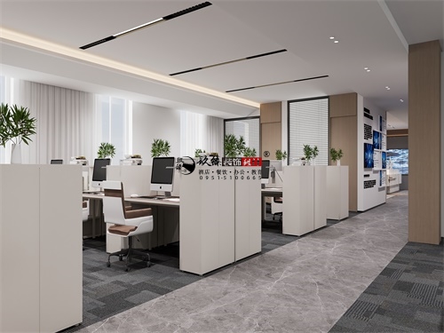 银川办公楼装修设计项目|镹臻设计

