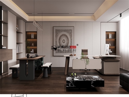银川办公楼装修设计项目|镹臻设计
