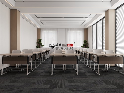 银川办公楼装修设计项目|镹臻设计
